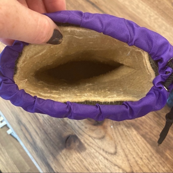 Kamik 6 purple black insulated winter duck boots - Picture 12 of 16